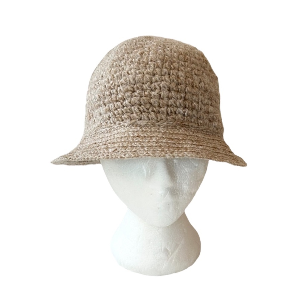 Knit Tan Women's Bucket Hat